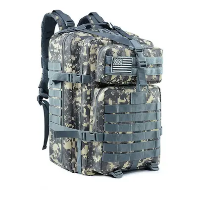 (ACU Digital) 45L Tactical Army Military 3D Molle Assault Rucksack Backpack Outdoor Hiking Campi