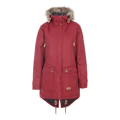 (12, Merlot) Trespass Womens Parka Jacket Waterproof Clea