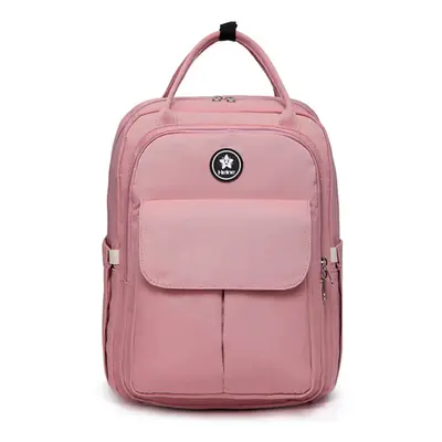 (Pink) 15L Mummy Backpack Waterproof Baby Diaper Nappy Changing Rucksack Travel Bag