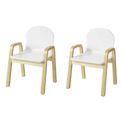 SoBuyÂ® KMB24-Wx2, Set of Wooden Children Chair, Height Adjustable