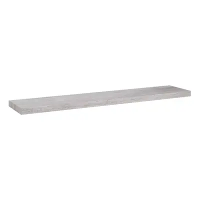 vidaXL Floating Wall Shelf Concrete Grey MDF Home Bookcase Wall Board CD Rack