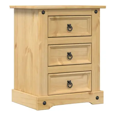 vidaXL Bedside Cabinet Nightstand Bed Side Table Bed Cabinet Solid Wood Pine