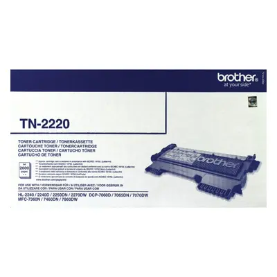 Brother High Yield Black Toner Cartridge 2.6K FAX-2940 TN2220 BA68286