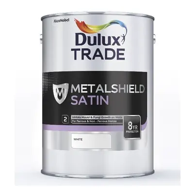 Dulux Trade Metalshield Satin White 5L