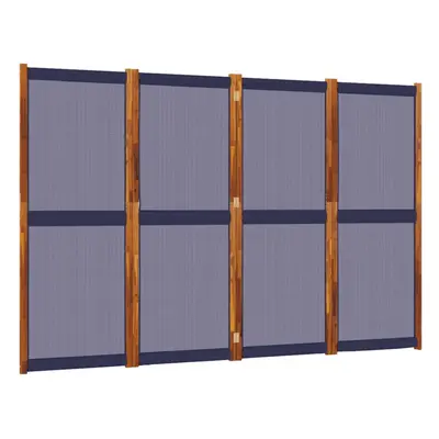 (dark blue, x cm) vidaXL Room Divider Wall Partition Screen Panel Room Separator Privacy Screen