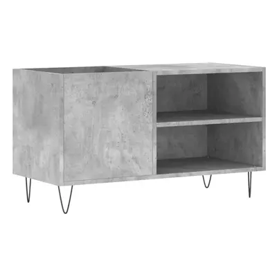 (concrete grey) vidaXL Record Cabinet Record Storage Cabinet Sideboard White Engineered Wood