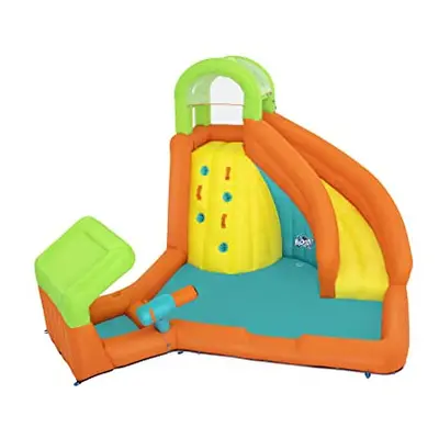 Bestway H2OGO! Inflatable Water Park | Water Slide and Pool for Kids, with Climbing Wall, Canopy