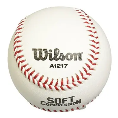 Wilson A1217 Soft Compression Baseball Pack Inch White