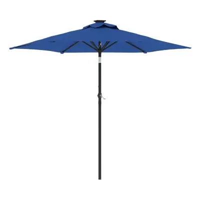 (azure blue) vidaXL Garden Parasol with Steel Pole Patio Umbrella Sun Parasol Bordeaux Red