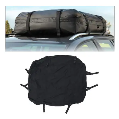 425L Universal Car Roof Cargo Bag Car Top Carrier Side Rail Rack Cross Bar Waterproof Travel Lug