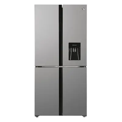 Hoover H-FRIDGE MAXI American Fridge Freezer - Silver - E Rated