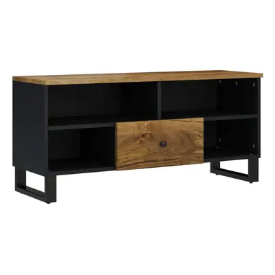 vidaXL TV Cabinet TV Stand Unit Cupboard Solid Wood Mango and Engineered Wood