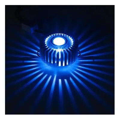 (Blue) 3W LED Aluminum Ceiling Light Fixture Corridor Balcony Pendant Lamp Lighting Chandelier