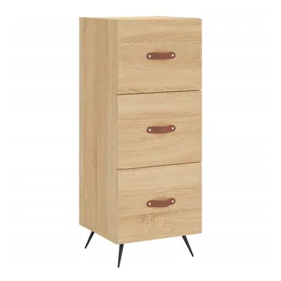 vidaXL Sideboard Storage Side Cabinet Cupboard Sonoma Oak Engineered Wood