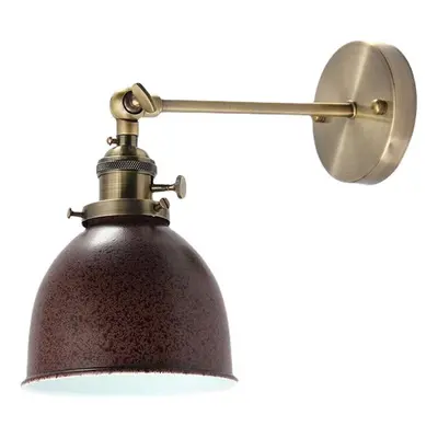 (rust color) Modern Vintage Sconce Edison Wall Light Bulb Lamp shape Cafe Bar Coffee