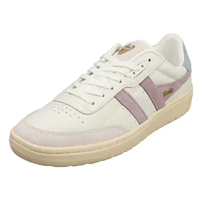 Gola Falcon Womens Casual Trainers in White Lily - UK