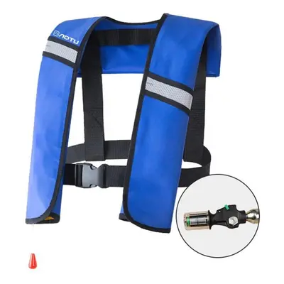 (Blue, Auto) Inflatable Life Jacket Adult Vest