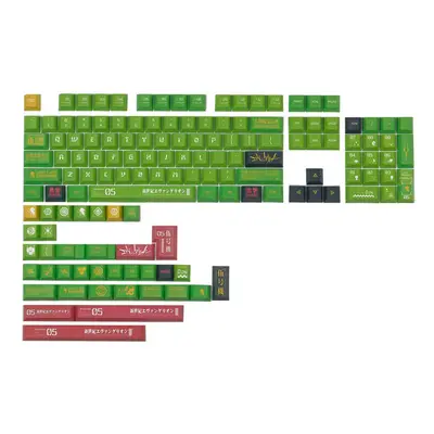 (Type5) Keys EVA Keycap Set Cherry Profile PBT Five-Sided Sublimation Custom Keycaps for Mechani