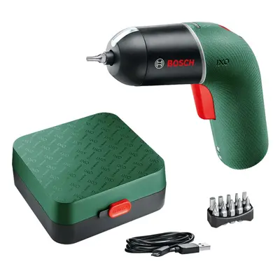 Bosch 06039C7170 Cordless Screwdriver IXO (6th Generation, green, variable SPEED CONTROL, rechar