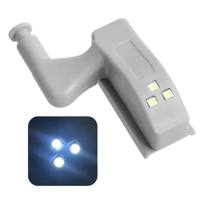 (30pcs, White Light) LED Cabinet Light Smart Touch Induction Inner Hinge Lamp Sensor Lights for 