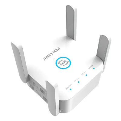 (White, EU Plug) 1200M Dual Band Wifi Repeater 5G AP Wireless Signal Booster Extender Amplifier 