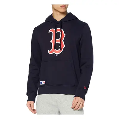 (4XL, Navy) New Era Boston Red Sox MLB Team Pullover Hoody Sweatshirt Hoodie - Navy