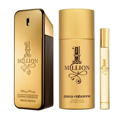 Paco Rabanne Million 100ml EDT 150ml Deo & 10ml EDT Gift Set