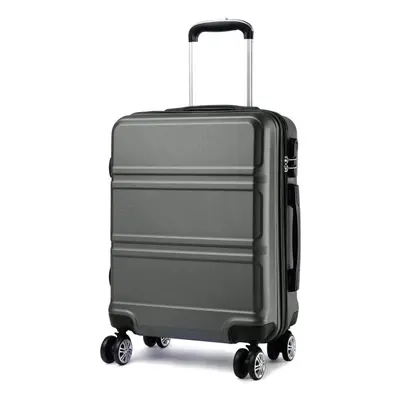 (28 inch Grey) 20/24/28 ABS Hard Shell Luggage Travel Suitcase Wheels Spinner Or Pieces With TSA