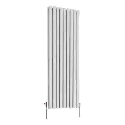 (1800 x 620mm Double) NRG Horizontal Vertical Designer D-shape Radiator Single Double Panel Bath