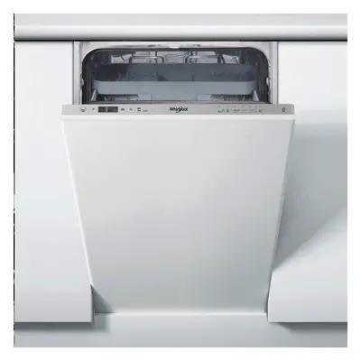 Whirlpool WSIC3M27CUKN Fully Integrated Slimline Dishwasher - Stainless Steel Control Panel