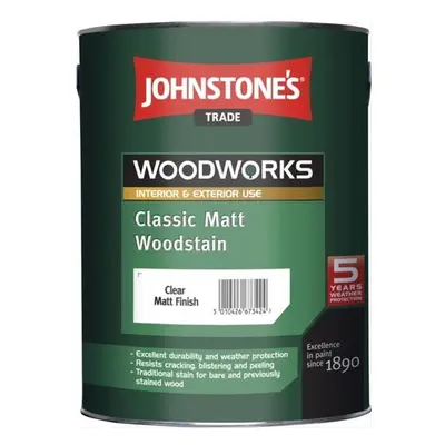 2.5LTR - JOHNSTONE'S WOODWORKS MATT WOODSTAIN WALNUT