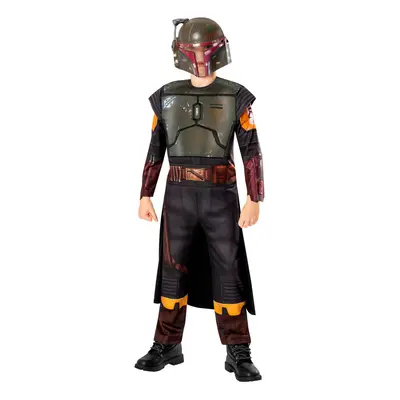 (5-6 Years, Green/Black) Star Wars: The Book Of Boba Fett Childrens/Kids Deluxe Costume