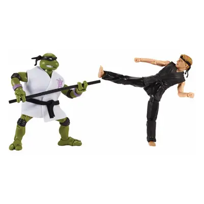 Turtles TMNT Cobra Kai Packs Donnie VS Johnny Lawrence Multicolour