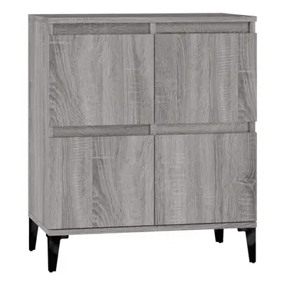 (grey sonoma) vidaXL Sideboard Cabinet Cupboard Highboard Home Organiser Engineered Wood