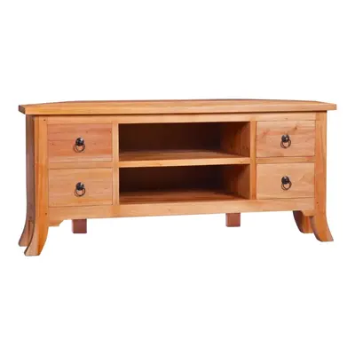 vidaXL Solid Mahogany Wood TV Cabinet Television Stand Lowboard Sideboard