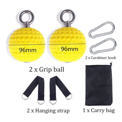 (96mm set) Pull Up Cannonball Grips for Finger Trainer Strength Training Army Muscles Barbells G