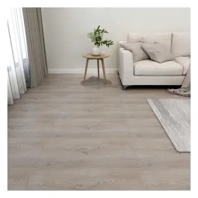 vidaXL 55x Self-adhesive Flooring Planks PVC 5.11 mÂ² Taupe Laminate Floor Tile