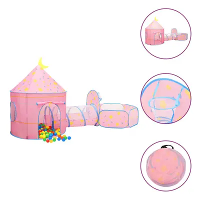 (multicolour) vidaXL Children Play Tent with Balls Play House Game Tent Multi Colours