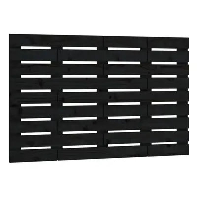 (black, x x cm) vidaXL Wall Headboard Bedroom Bed Header Decor Bed Headboard Solid Wood Pine