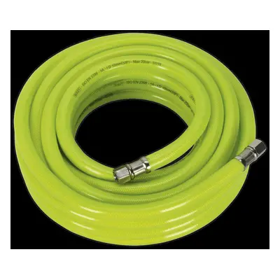 Air Hose High-Visibility 10m x Ø10mm with 1/4"BSP Unions