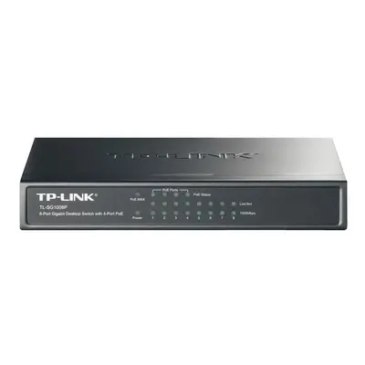 TP-LINK - Port Gigabit Desktop Switch with Port PoE