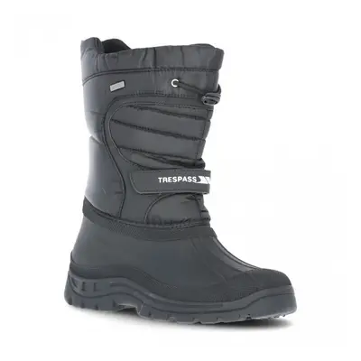 (10 UK, Black) Trespass Unisex Dodo Pull On Winter Snow Boots