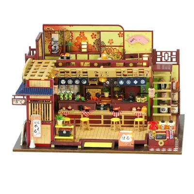 Japanese-style DIY Doll House Hut Sushi Shop Handmade Creative Shop Building Model Assembled Toy