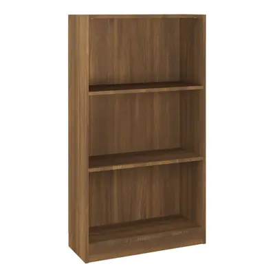 (brown oak, x x cm) vidaXL Bookshelf Standing Shelf Storage Rack Book Cabinet Engineered Wood