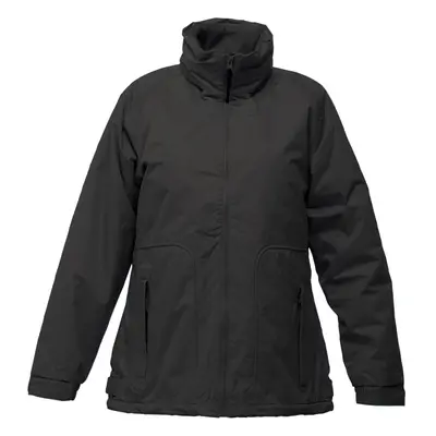 (16, Black) Regatta Womens/Ladies Waterproof Windproof Jacket (Fleece Lined)