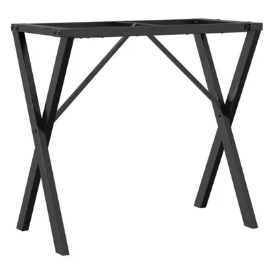 vidaXL Dining Table Legs X-Frame Desk Legs Metal Furniture Legs Cast Iron