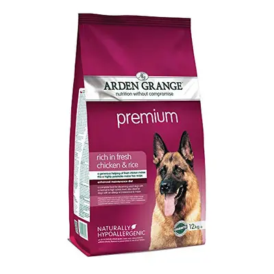 Arden Grange Adult Premium Dry Dog Food Rich in Fresh Chicken and Rice, kg