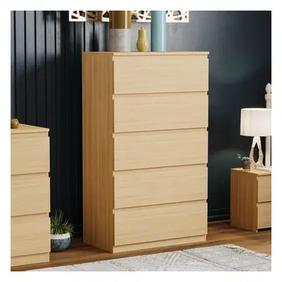 (Pine) Denver Drawer Chest Garment Storage Bedroom Unit