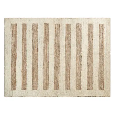 Jute Area Rug x cm Beige ZIARAT