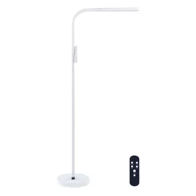 LED Floor Lamp ARIES With Dimmer Metal White